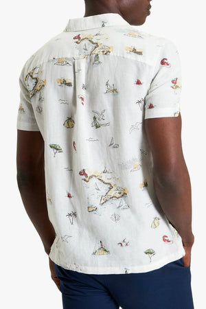 Ben Sherman Brighton To Amalfi Print S/S Shirt