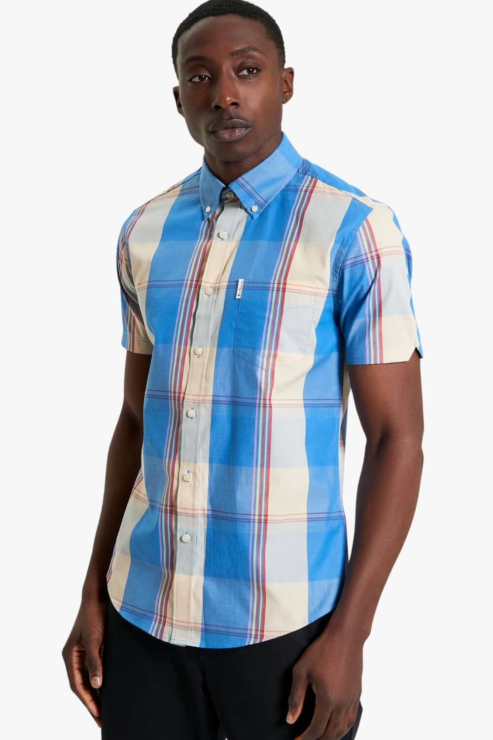 Ben Sherman Multicolour Overcheck S/S Shirt