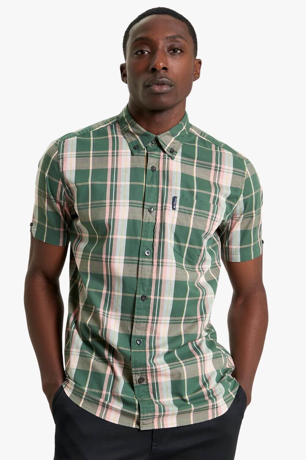 Ben Sherman Slub Check S/S Shirt