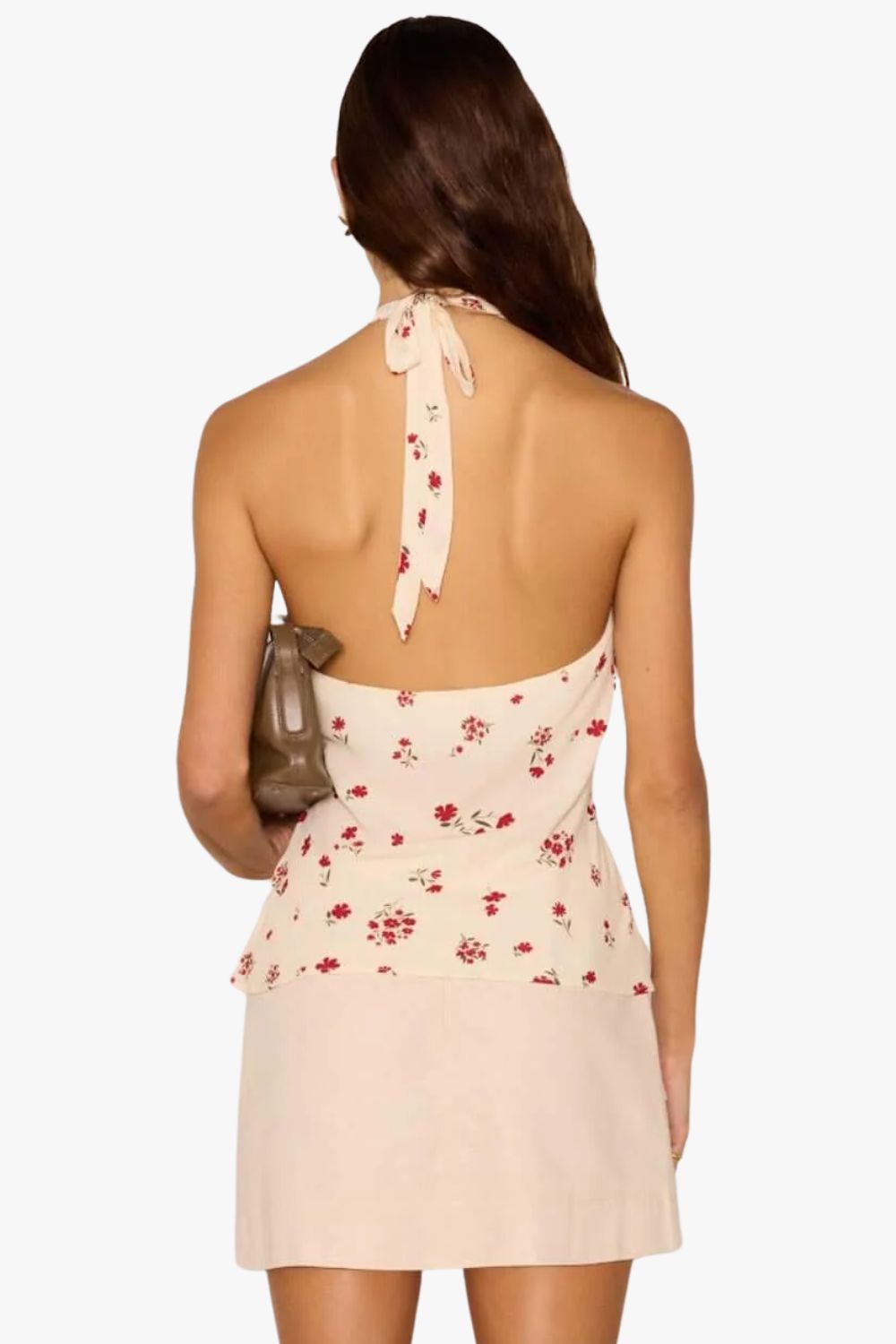 Mink Pink Clemence Halter Bias Top