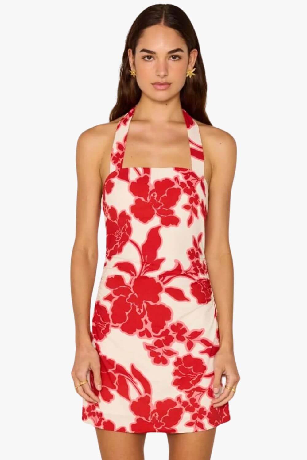 Mink Pink Rosela Halter Mini Dress