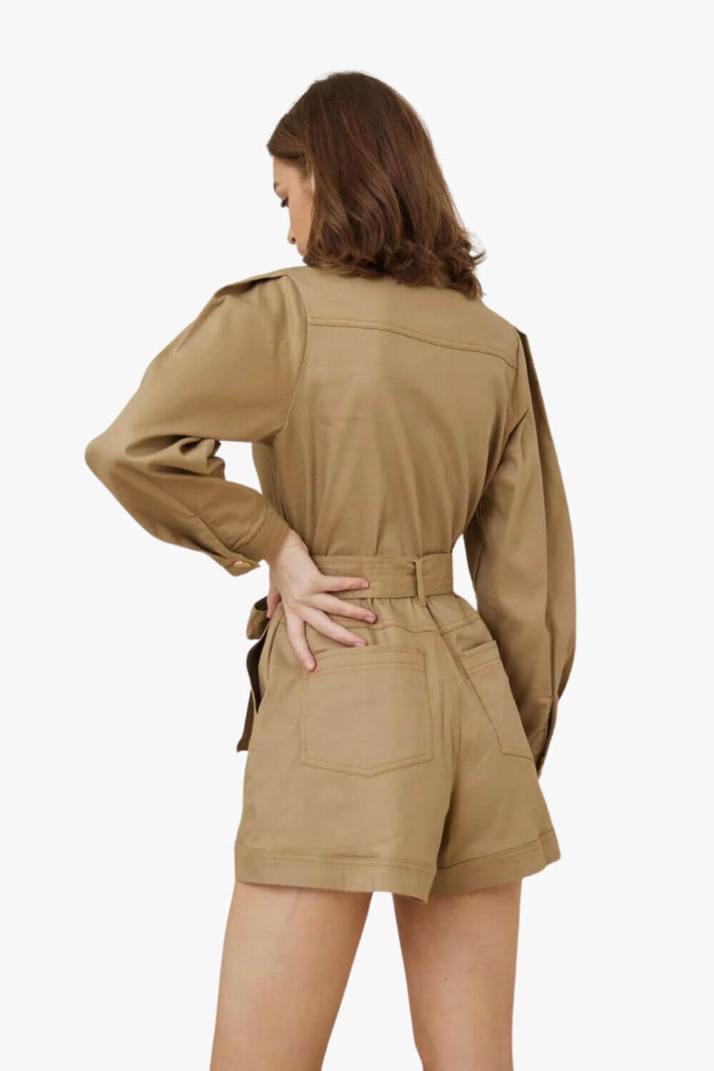 Wilhelmina Long Sleeve Playsuit