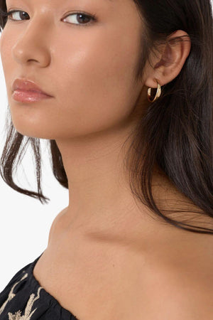 Adorne Mini Organic Shape Hoops