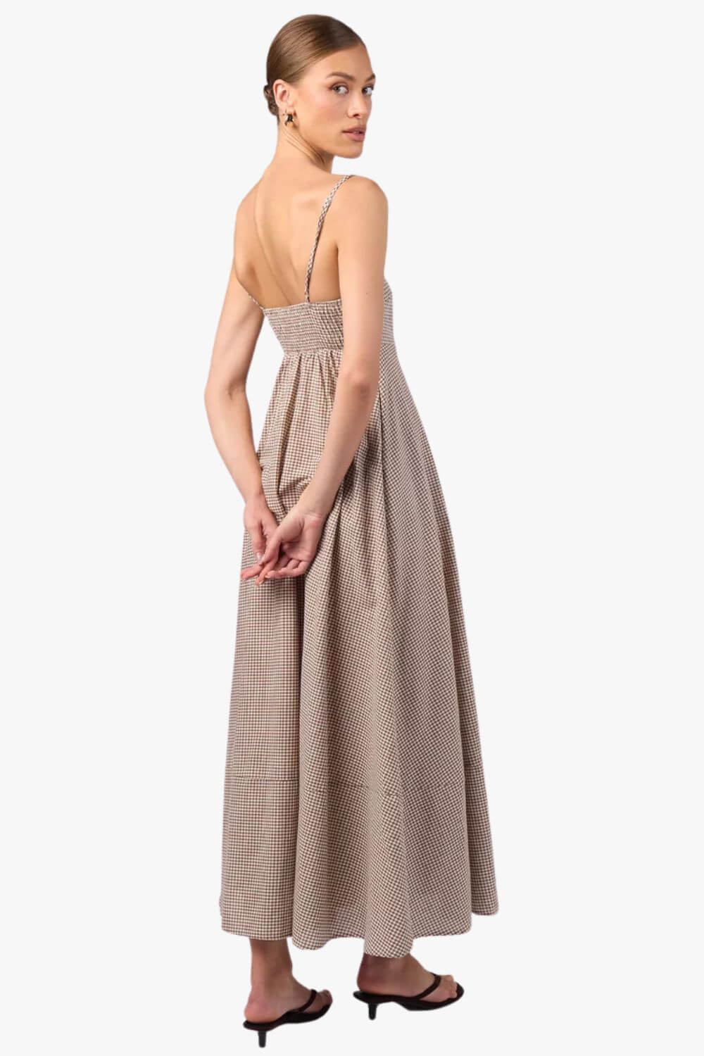 MVN Gingham Maxi Dress