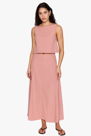 Mink Pink Paloma Panelled Maxi Skirt