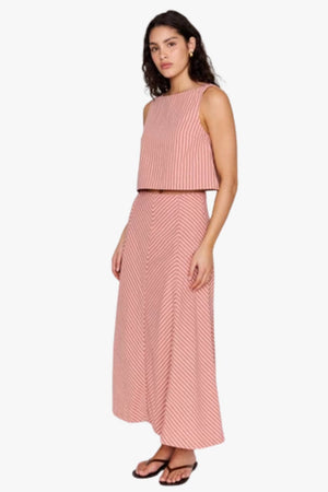 Mink Pink Paloma Panelled Maxi Skirt