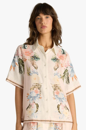 Fate + Becker Solara Print Collared Shirt