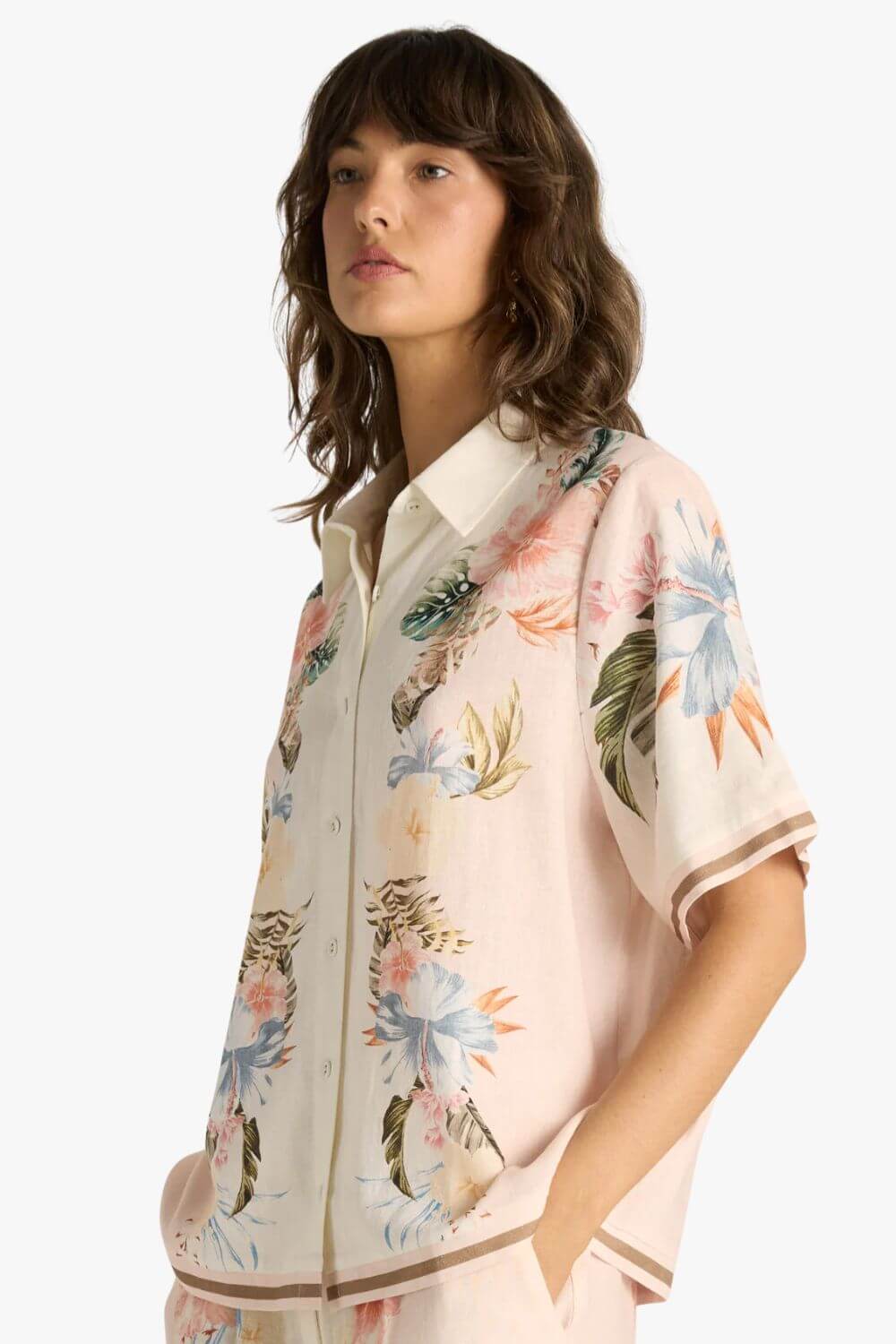 Fate + Becker Solara Print Collared Shirt