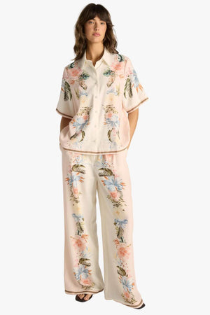 Fate + Becker Solara Print Collared Shirt