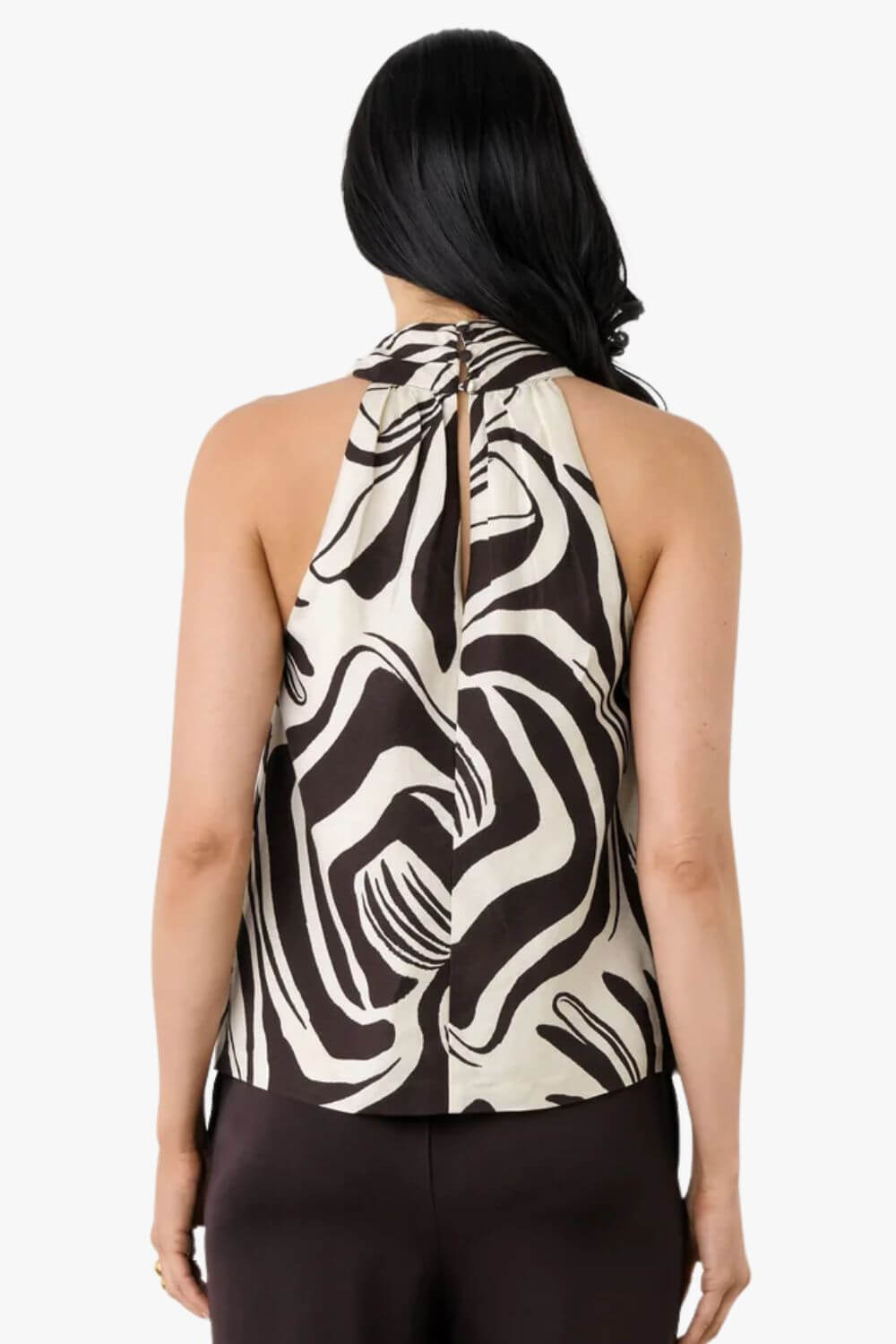 Esmaee Argyle Halter Top