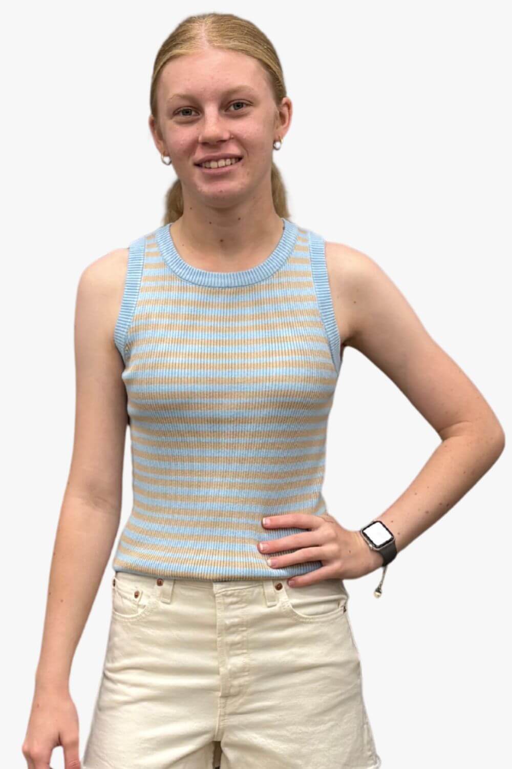 Little Lies Stripe Ria Top