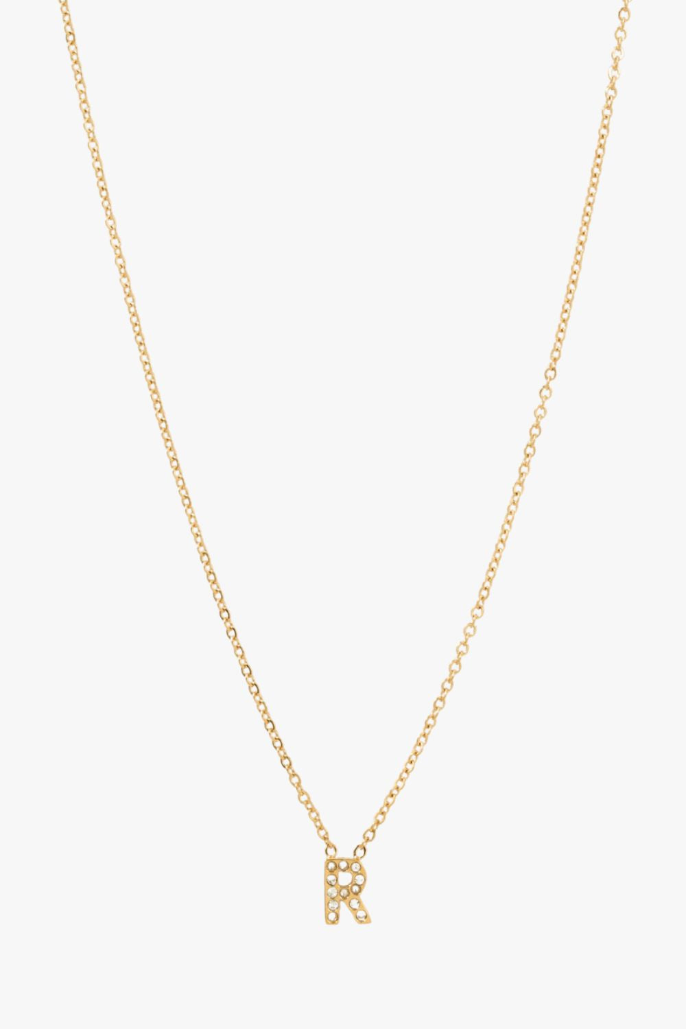 Arms of Eve Mini Initial Stone Necklace