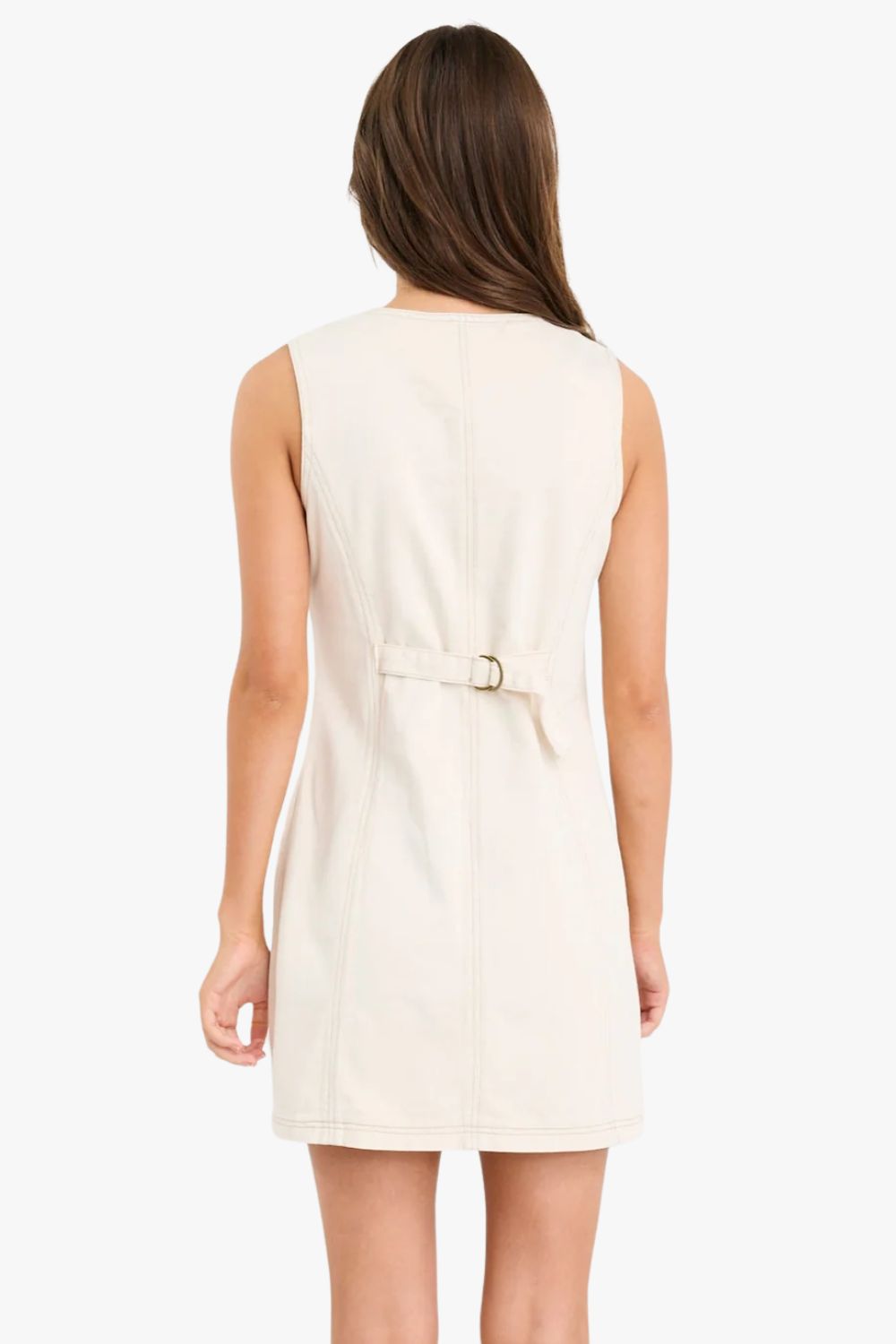 Avenue Denim Mini Vest Dress