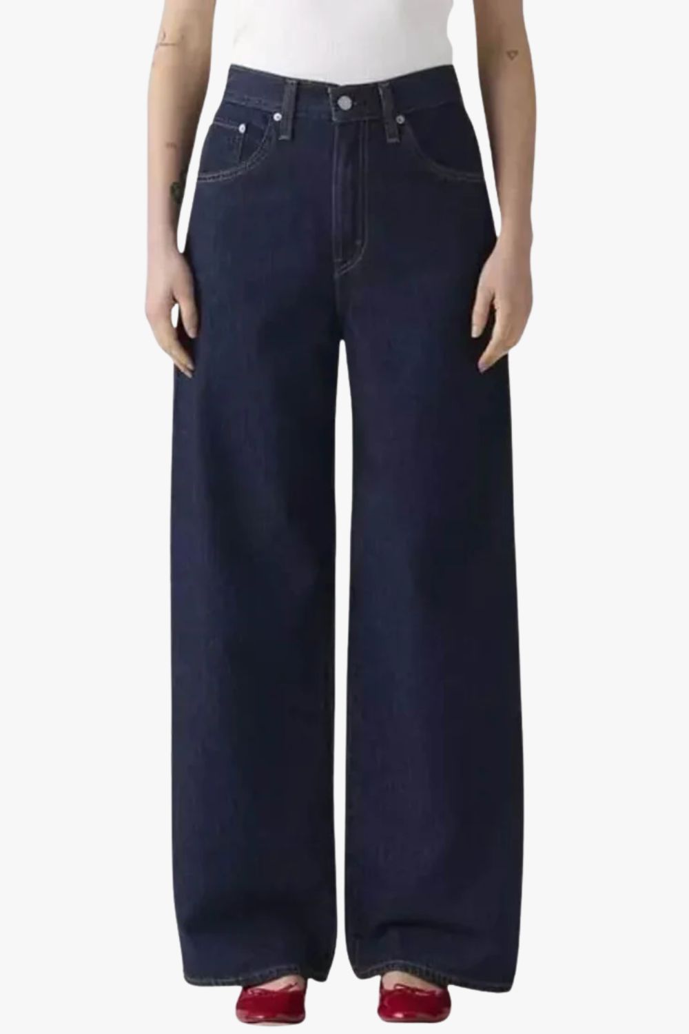 Levis Womens Cinch Baggy Jeans