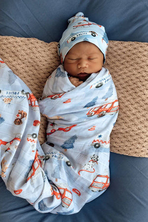 Snuggle Hunny To The Rescue Organic Muslin Wrap