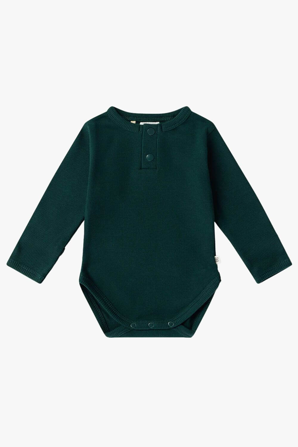 Snuggle Hunny Emerald Long Sleeve Organic Bodysuit