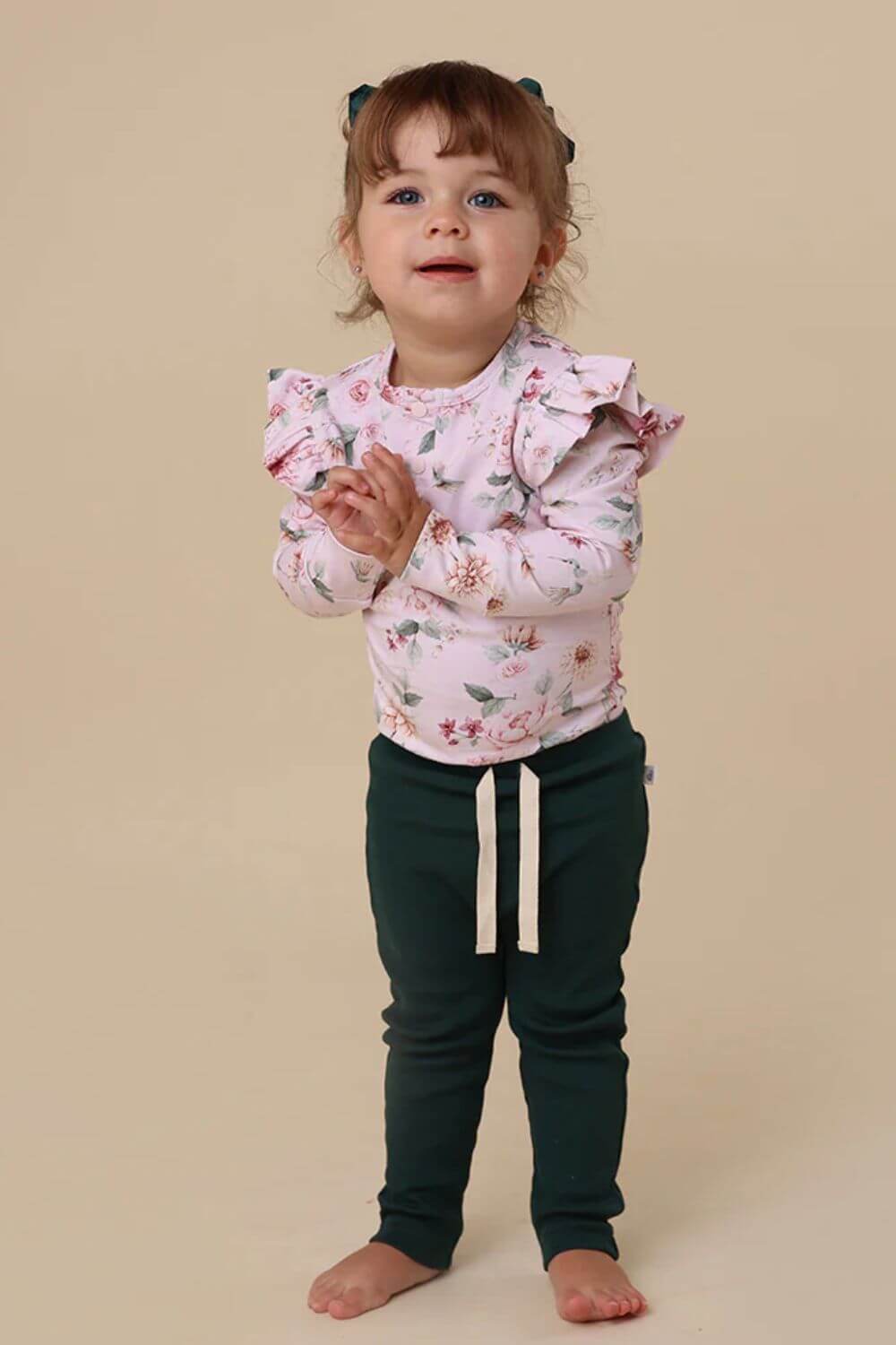Snuggle Hunny Emerald Organic Pants