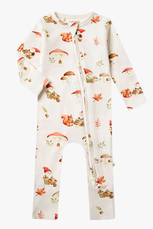 Snuggle Hunny Gnomes Organic Snugglesuit Convertible Romper