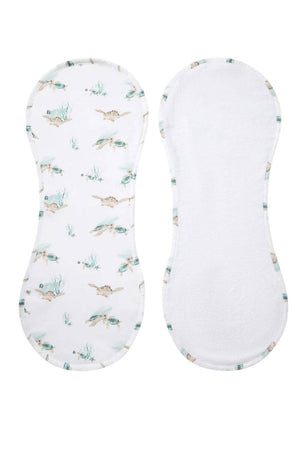 Snuggle Hunny Turtle Organic Cotton Burp Cloth