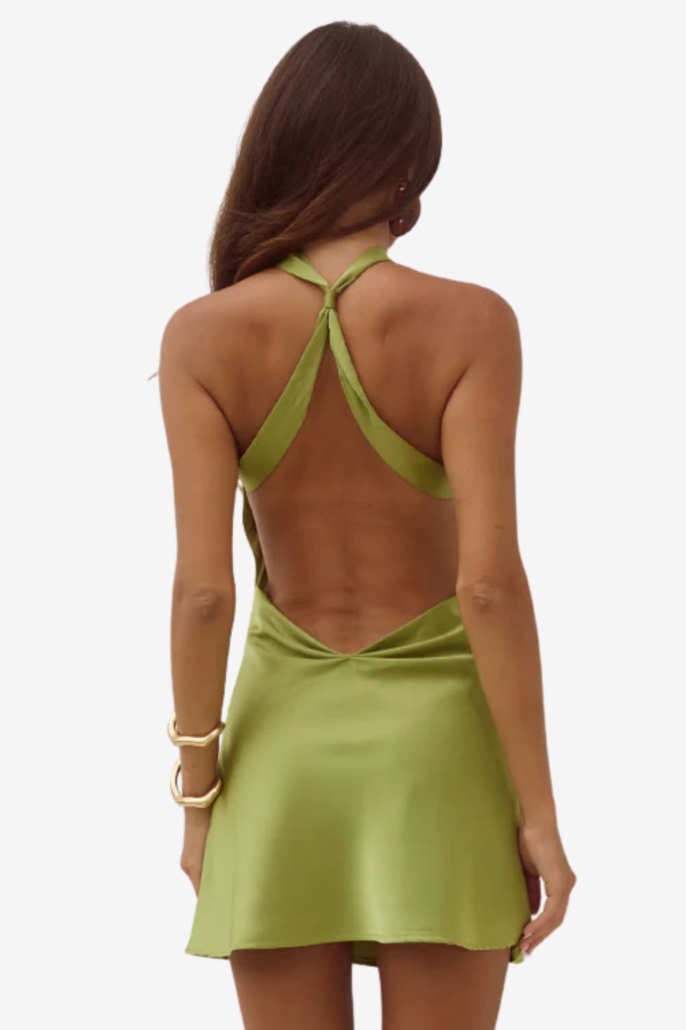 Chara Low Cross Back Mini Dress