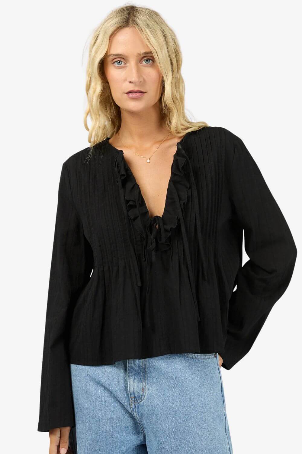 All About Eve Nyxie Ruffle Top