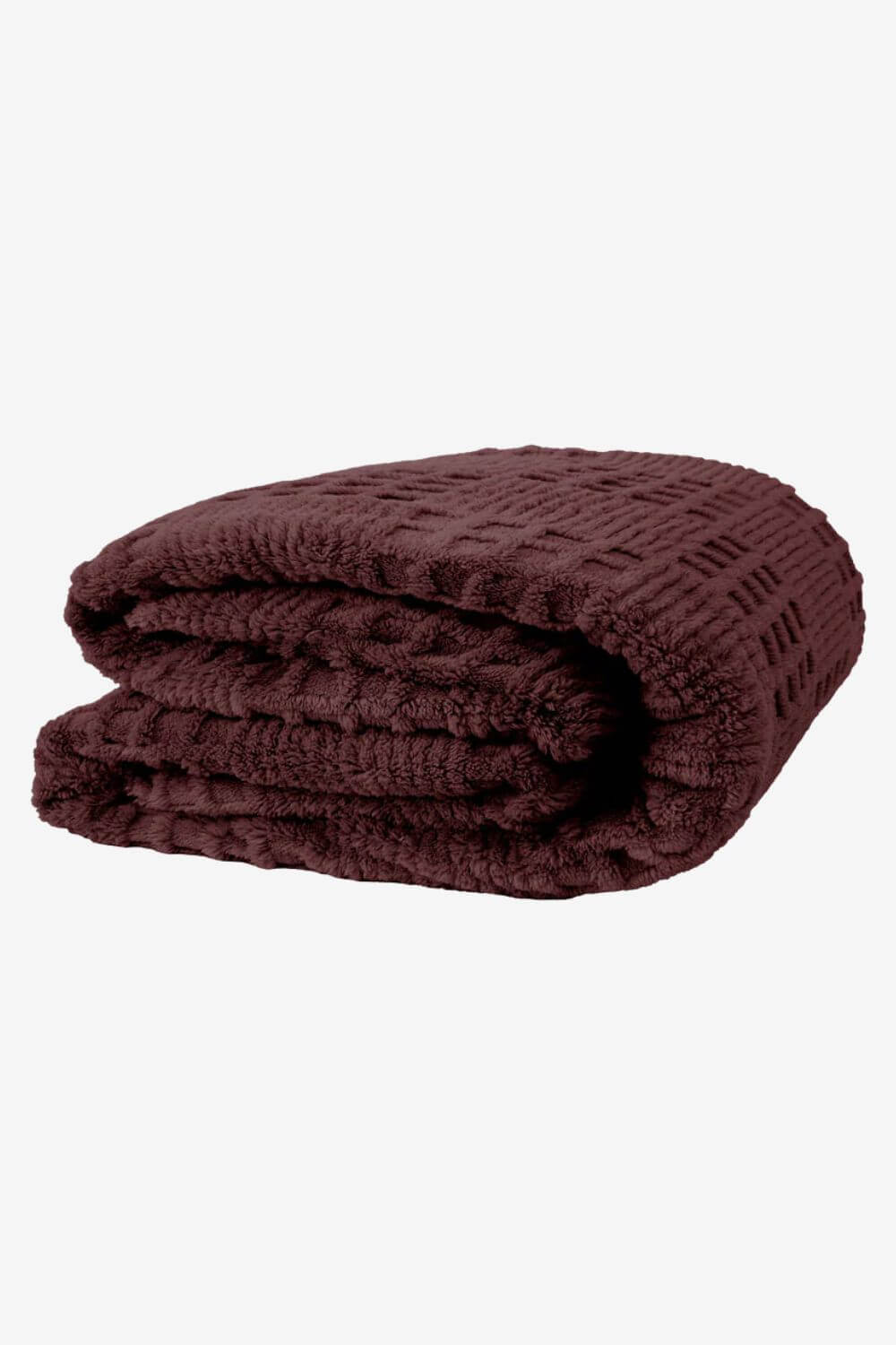 Bambury Lattice Sherpa Blanket - Super King