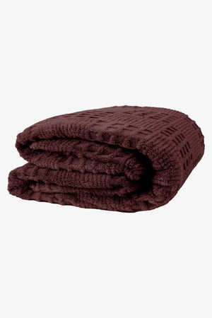 Bambury Lattice Sherpa Blanket - King