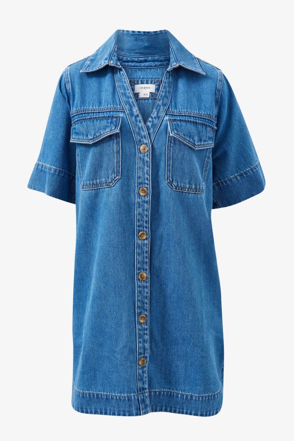 Ceres Life Bonnie Relaxed Shirt Dress