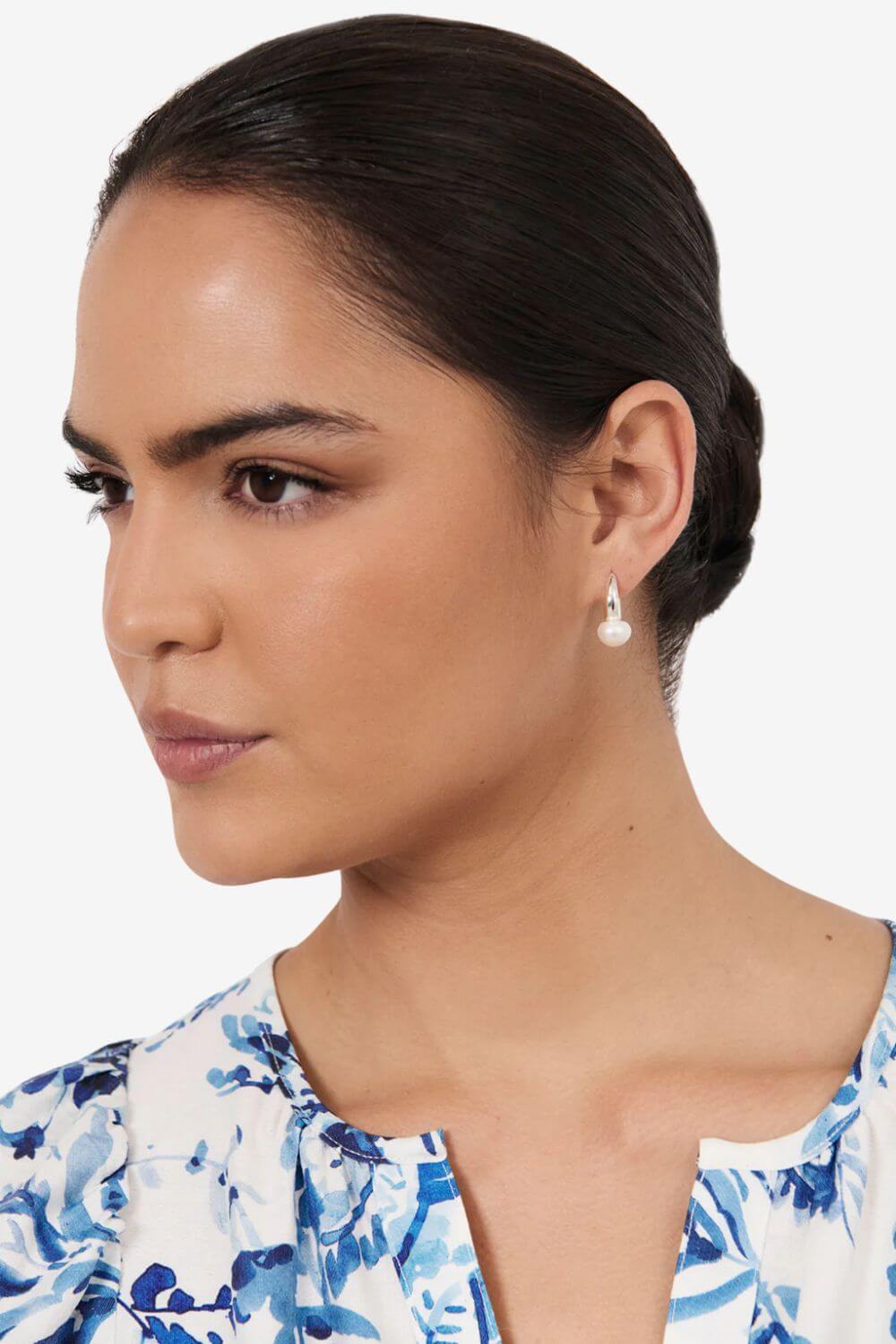 Adore Freshwater Pearl Mini Hoops