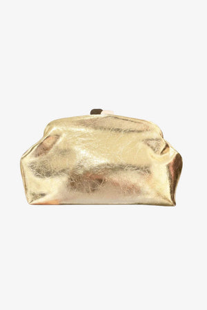 Adorne Archer Metallic Event Clutch