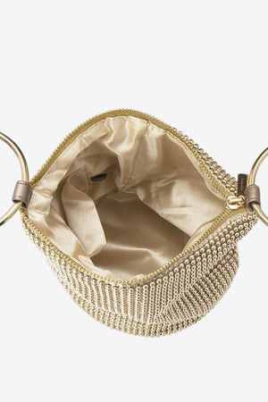 Olga Berg Bianca Ball Mesh Handle Bag