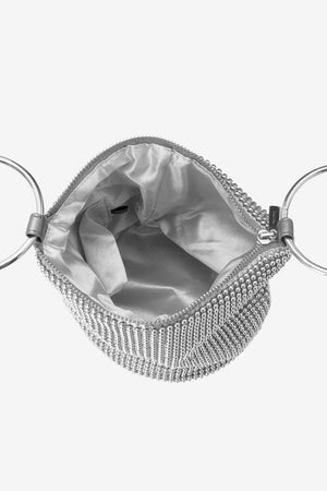 Olga Berg Bianca Ball Mesh Handle Bag