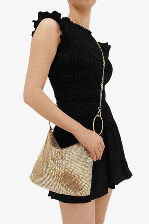 Olga Berg Shar Mesh Convertible Bag