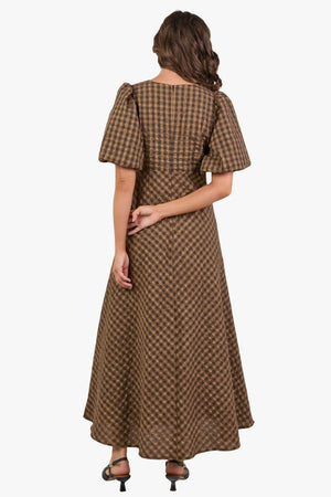Encore Short Sleeve Maxi Dress