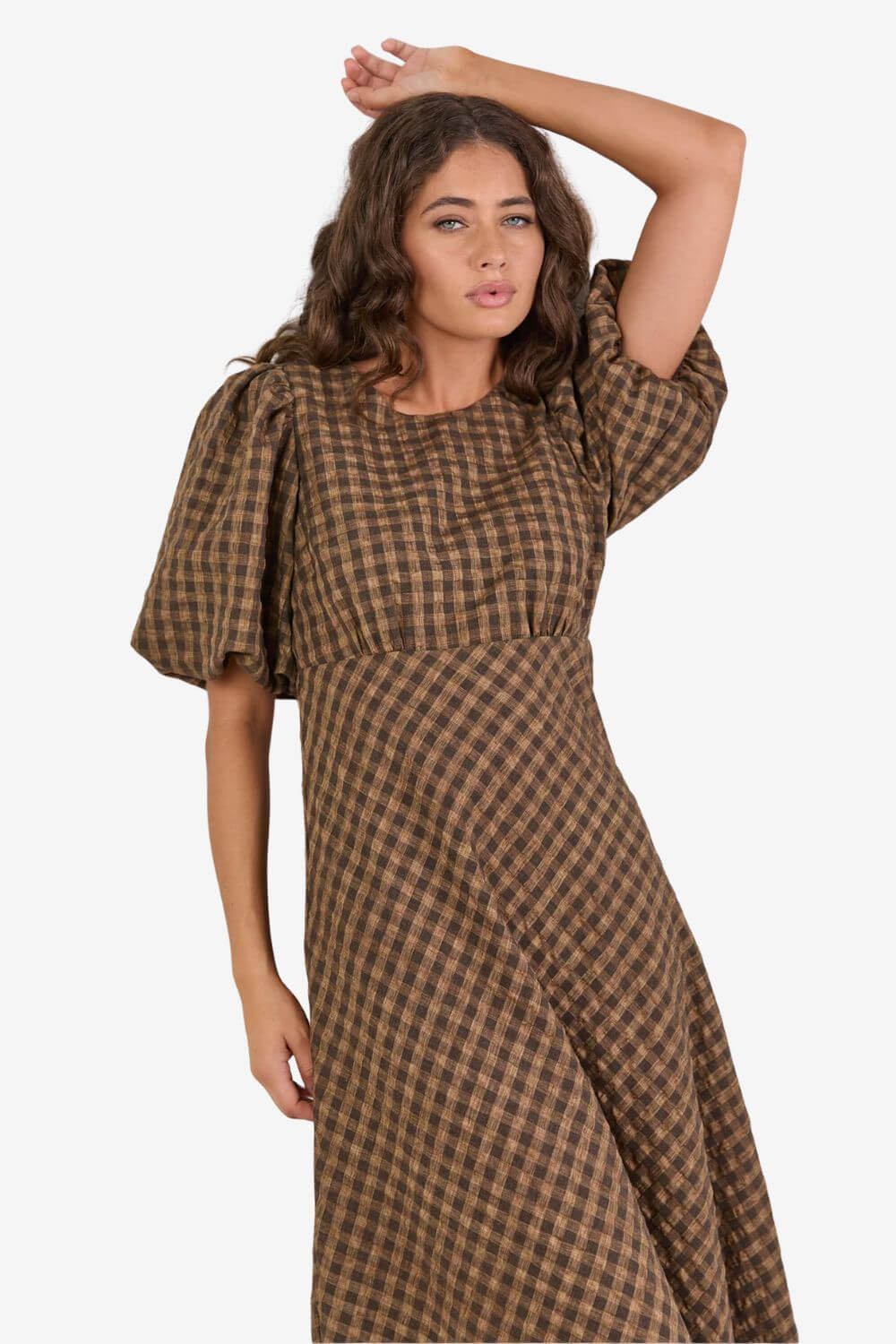 Encore Short Sleeve Maxi Dress