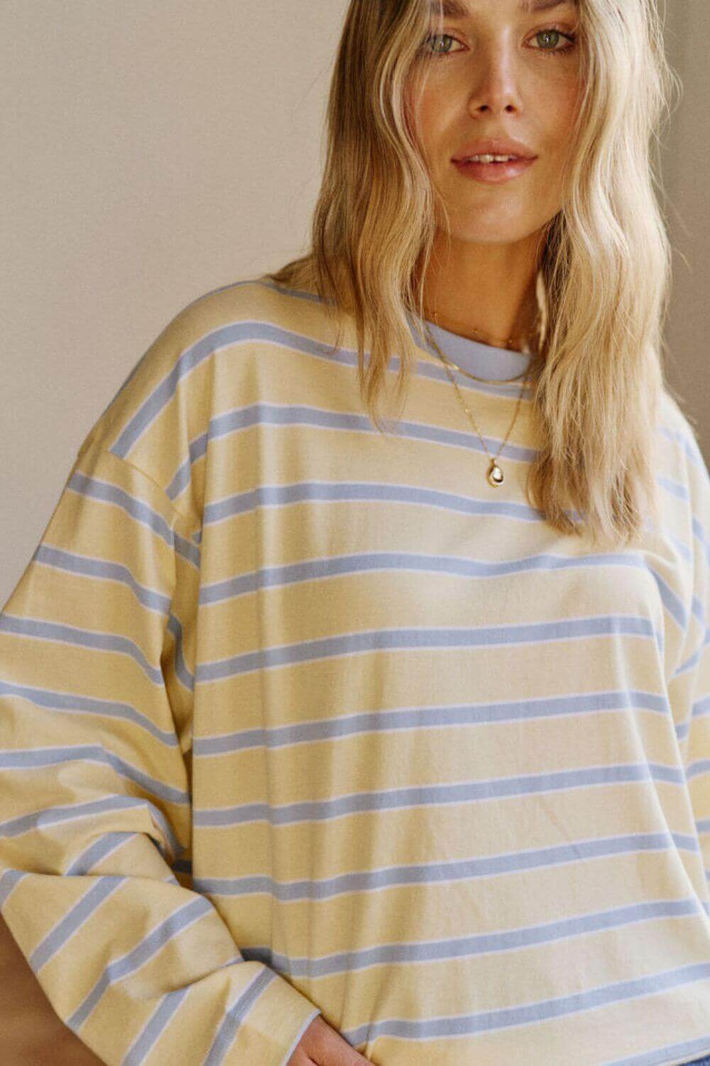 Ceres Life Beau Long Sleeve Slouchy Tee