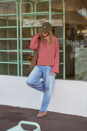 Ceres Life Beau Long Sleeve Slouchy Tee