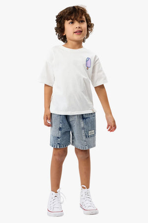 Goldie + Ace Pin Stripe Noah Pocket Shorts