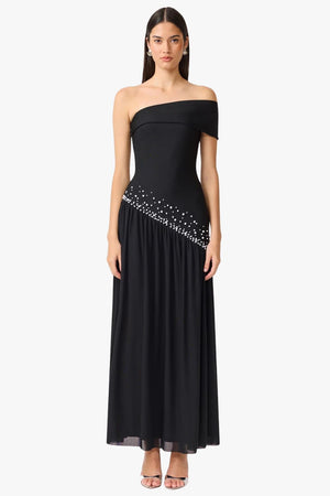 Elliatt Natasia Off The Shoulder Gown Black S