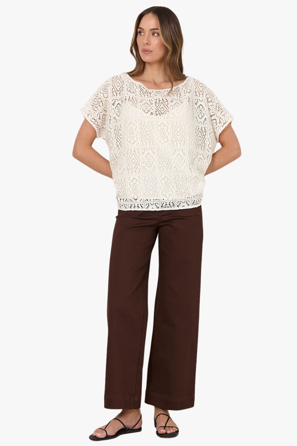 Adorne Lucy Patch Pocket Denim Pant