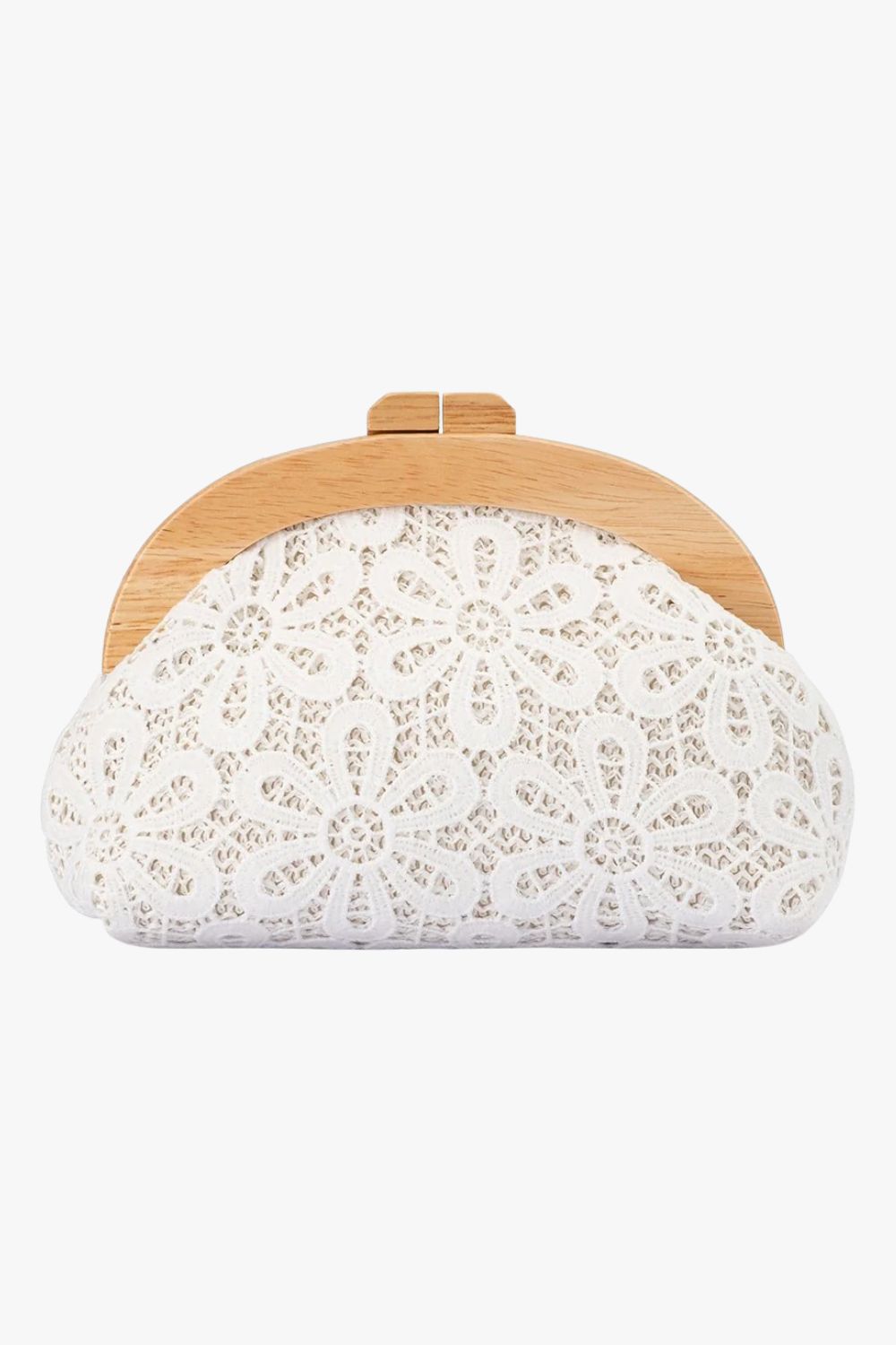 Olga Berg Bonnie Lace Clutch