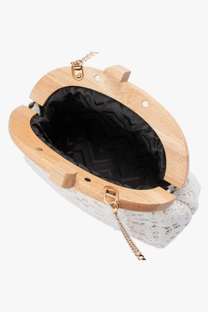 Olga Berg Bonnie Lace Clutch