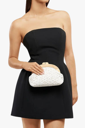Olga Berg Bonnie Lace Clutch