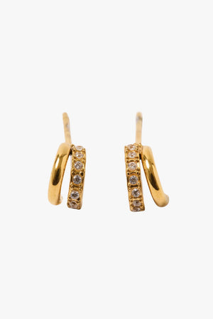 Milla Hart Aya Huggie Earrings