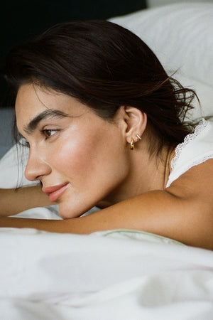 Milla Hart Aya Huggie Earrings