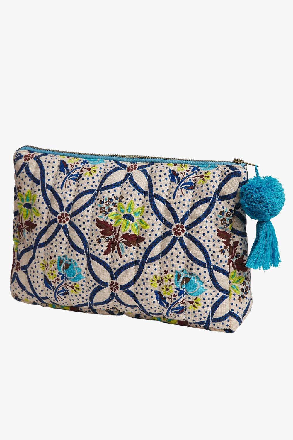 Sage x Clare Norali Quilted Cosmetic Bag