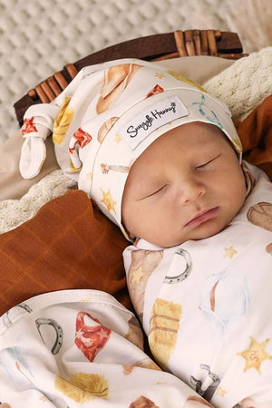 Snuggle Hunny Cowboys Organic Knotted Beanie