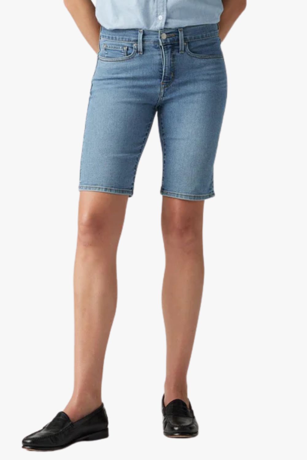 Levis Womens Shaping Bermuda Shorts