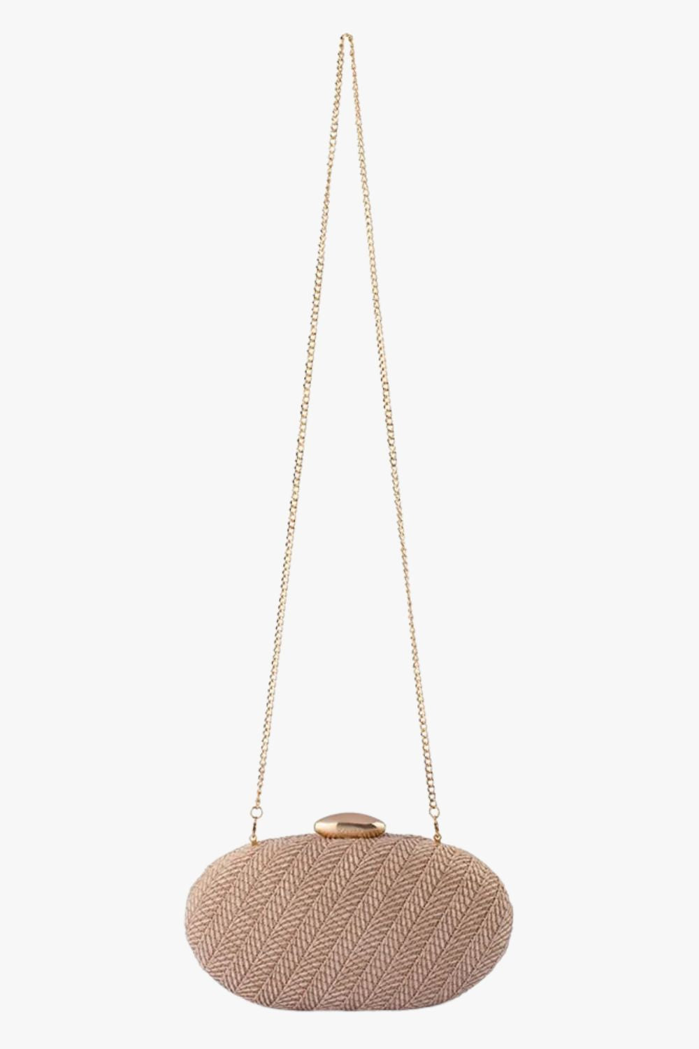 Olga Berg Josie Woven Clutch