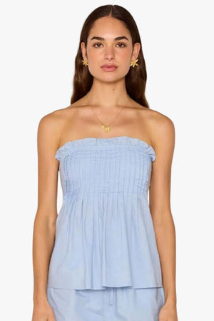 Mink Pink Marivelle Pintuck Top